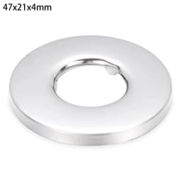 1Pcs Stainless Steel Water Pipe Wall Covers Self-Adhesive Shower Faucet Decorative Cover Chrome Finish Bathroom Accessories