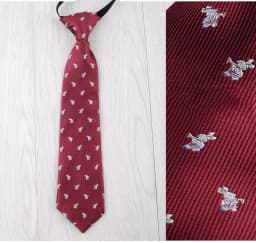 Ricnais Child Cartoon Slim Free knots Elastic strap Tie for Children Boys Girls Students Kid Stage Performance Photograph Tie