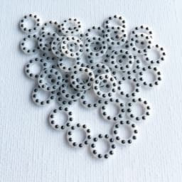 4pieces Knife Bearing Washer Part Knife Ceramic White Ball Bearing Fastening Opening Tools
