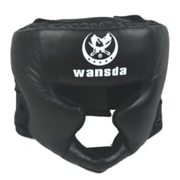 Boxing Headgear Professional Synthetic Leather MMA Protector Headgear Fighting Judo Kickboxing Head Guard Sparring Helmet