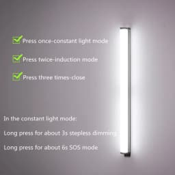 Smart Motion Sensor LED Night Light Bedroom Night Lamp Wireless Dimming USB Charging Night Lamps Cabinet Kitchen Lighting