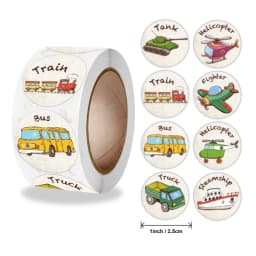 Stickers 500 Pcs/roll Teacher Reward Sticker Fun Motivation Cat Dog Stickerfor School Teacher Student Stationery Stickers Kids