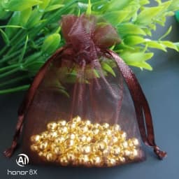 1000pcs Small Plain Organza Bags Drawstring Pouch Jewelry Packaging bag Drawable Birthday party Wedding Gift bags Candy Pouches