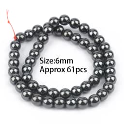 Natural Black Hematite Round Beads Star Heart Column Irregular Shape For Jewelry Making DIY Charms Bracelets Accessories 15''