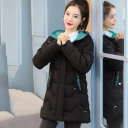 2026 New Winter Parkas Women Jacket Long Outerwear Female Down Cotton Parka Hooded Thick Warm Overcoat Loose Casual Jackets