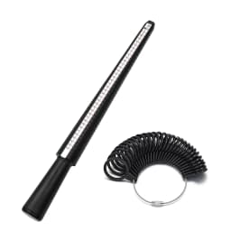 Professional Measuring Gauge Finger Bracelet UK/US Official Ring Stick Sizer Mandrel Gauge Ring For DIY Jewelry Measure Tools