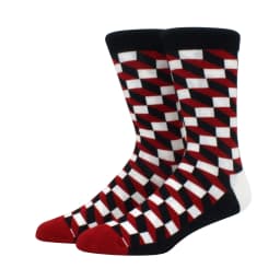 Male Tide Brand men cotton Socks Gradient Color summer Style long wedding sock Men's High Funny Happy Business Socks man sox