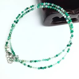 Natural Crystal quartz agate tourmaline Stone 2-3mm Cutting beads Mini necklaces Bracelet are suitable for men and women gifts