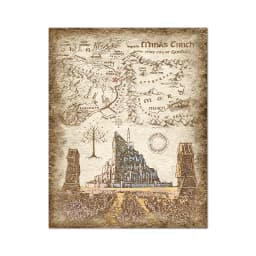 Tolkien Middle Earth Retro Travel Map Wall Art Canvas Painting Prints Fantasy Literature Movie Poster Wall Pictures Home Decor