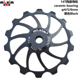 2021 New Bicycle Ceramics Rear Derailleur 14T 15T 16T 17T 18T Jockey Wheel Road MTB Guide Bike Ceramics Bearing Bicycle Parts