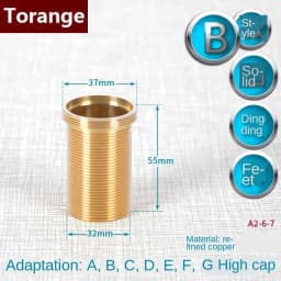 Kitchen faucet faucet fixed foot big foot screw extension nut wash basin thick countertop screw fixing seat repair accessories