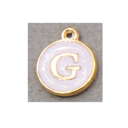 10pcs/26pcs Alphabet Letter Double Face Enamel Charms KC Gold color White Enamel  12*15mm pendants jewelry making Handmade craft