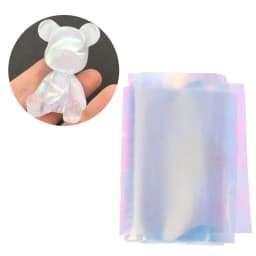 Laser Aurora AB Effect Reflective Mirror Paper DIY Epoxy Resin Jewelry Fillings