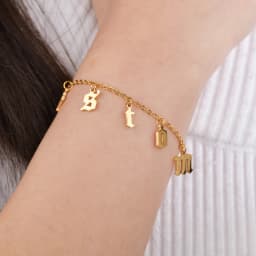 Atoztide New Customized Name Bracelet Personalized Thick Chain for Women Stainless Steel Gold Color Bangle Chrismas Gift 