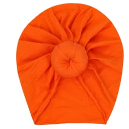 Solid Cotton Donuts Baby Boy Girls Cap Hat 0-4T Sweet Newborn Skullies Beanies Soft Turban India Topknot Headwraps Accessories