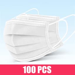 10/50/100/200PCS Disposable Mask Earloop Pink Bule Black White Mouth Masks 3 Layers Meltblown Non-Woven Breathable Face Mask