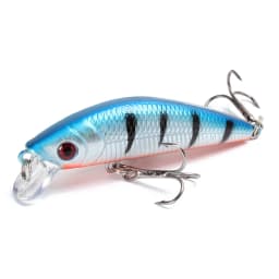 1PCS Laser Hard Crankbait Slow Sinking Fishing Lures 7cm 8.2g Pesca Japan Artificial Plastic Bait Wobbler Pike Fishing Tackle