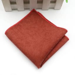 Solid Soft Microsuede Handkerchiefs Woven White Pink Red Blue Pocket Square Mens Casual Square Pockets Handkerchief Towels