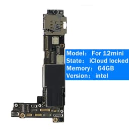Locked iCloud ID Motherboard For iPhone 12 13 14 15 Pro Max Swap Practice Logic Board Complete Power On Screen Test mainboard