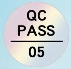 1000pcs 10MM DIAMETER QC PASSED Stickers Matte/Hologram Silver Adhesive Waterproof