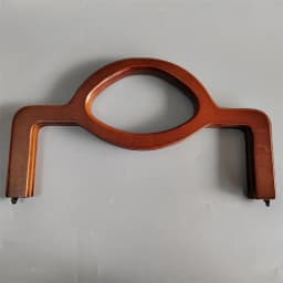 1 Set 30x8 Cm Red Coffee Color Solid Wood With Screws Sewing Holes Diy Handbag Accessories Obag Handles Wooden Purse Frame Bag