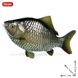 Oenux Sea Life Animals Model Action Figures Ocean Fish Sailfish Bass Grouper Salmon Aquarium Figurines PVC Educational Kids Toy
