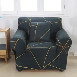 string printed sofa chair slipcovers armchair decoration elastic spandex for living room sofa cover stretch floral printed