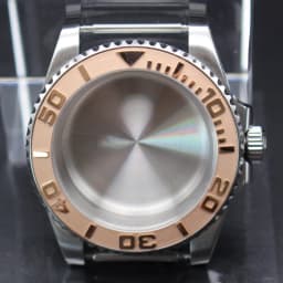 40mm Cases Men's Watch Ceramic Bezel Sapphire Glass Fit NH35 NH36 ETA 2824 Miyota 8215 Movement 28.5mm Dial Submariner Parts