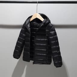Winter Jacket For Boys Girls Down Cotton Coat Black Long Child Parka Cotton Thin And Light Jacket Kids Outwear Boys Clothes