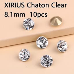 Different Shapes Super Clear 10PCS Rhinestones Glass DIY Accessories Crafts Crystal Jewels Beads For Nail Art Garment Decoration