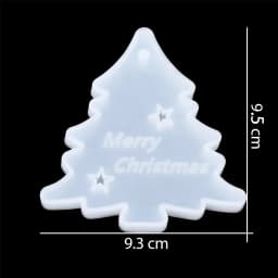New Christmas Multi Shapes Snowflake Pendant Silicone Mold Hanging Epoxy Resin Mould For DIY Christmas Tree Decor Jewelry Making