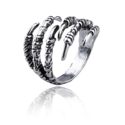 Retro Punk Opening Resizable Dragon Claw Rings Steampunk Hip Hop Personality Finger Jewelry Men Women Alloy Rings