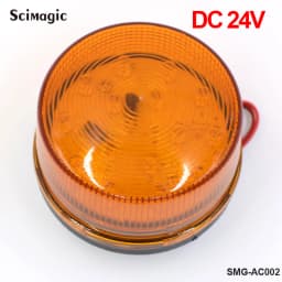 Signal Strobe Flashing Lamp DC 12V or 24V LED Gate Flashing Light Lamp Alarm Lamp for Swing Sliding Gate Opener Barrier Gate