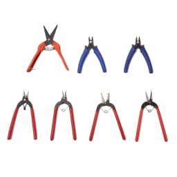 1Pc Black Red Blue Handle Anti-slip Splicing and Fixing Jewelry Pliers Tools & Equipment Kit for DIY Jewelry Accessory Design