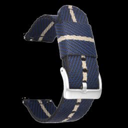 Woven Nylon Strap 18mm 20mm 22mm 24mm Stainless Steel Buckle Quick Release Men Replacement Bracelet Wrist Band Watch Accessories