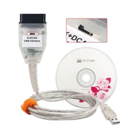 For BMW K+DCAN With FT232RL Diagnostic Cables Connectors For BMW 20Pin OBD2 Extension Cable To 16Pin IN-PA K DCAN Switch USB