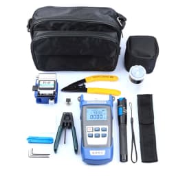 Fiber Optic Cold Splice Hot Melt FTTH Tool Set kit Optical Power Meter All-in-one Machine Wire Clamp Cleaver