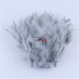 Fluffy Marabou Turkey Feathers Trims DIY Needlework Plumes On Ribbon Wedding Dress Accessories Decorative Feathers For Crafts