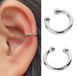 Fashion Ear Cuff Clip Earring Without Piercing Gold Silver Color Star Heart Chain Geometry Cartilage Earcuff Women Party Jewelry