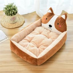 Winter Warm Puppy Cat Bed Sofa Washable Cartoon Pet Beds for Small Dogs Cats Yorkies Katten Kennels Pets Products Accessories