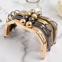 14CM No Hole Screw ear Purse Frame Bead Kiss Clasp DIY Coin Purse Accessories