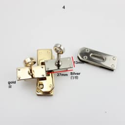 40pcs 5pcs Repair high end lock seat female package lock buckle twist bag hardware accessories platinum bag lock Arch bridge