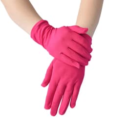 Women Milk Silk Breathable Thin Etiquette Performance Elasticity Dance Dress Retro Party Prom Decoration Cosplay Short Gloves