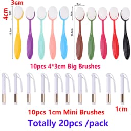 Wholesale Flat /Angled Detailed Blending Brushes Large Small Smooth Blending Brushes Ink Application Tool for DIY Cards Making