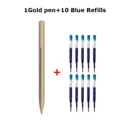 BeiFa Metal Rotating Gel Pen Sign Pens 0.5MM Black Ink Business Pучка Caneta Smooth Writing for Office School Supplies