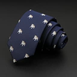 Men's Animal Slim Tie Polyester Jacquard Insect Car Bike Printed Ties For Wedding Business Suits Dress 6cm Skinny Necktie Gift