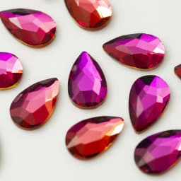 5x8mm 100pcs Flatback Colorful Drop Nail Rhinestones For Nails Art Crystal Glass Stone Manicure 3D Shiny Garment Decorations