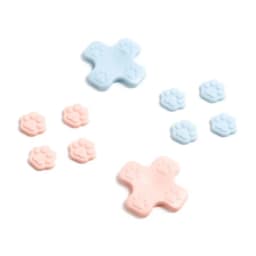 D-pad Cross Direction Button ABXY Key Sticker Joystick Thumb Stick Grip Cap Cover For Nintendo Switch Oled NS Joy-con Skin Case