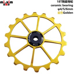 2021 New Bicycle Ceramics Rear Derailleur 14T 15T 16T 17T 18T Jockey Wheel Road MTB Guide Bike Ceramics Bearing Bicycle Parts