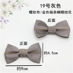 Women's single shoe Rhinestone bow cloth flower shoe surface decoration suede ladle shoes paste shoe repair accessories